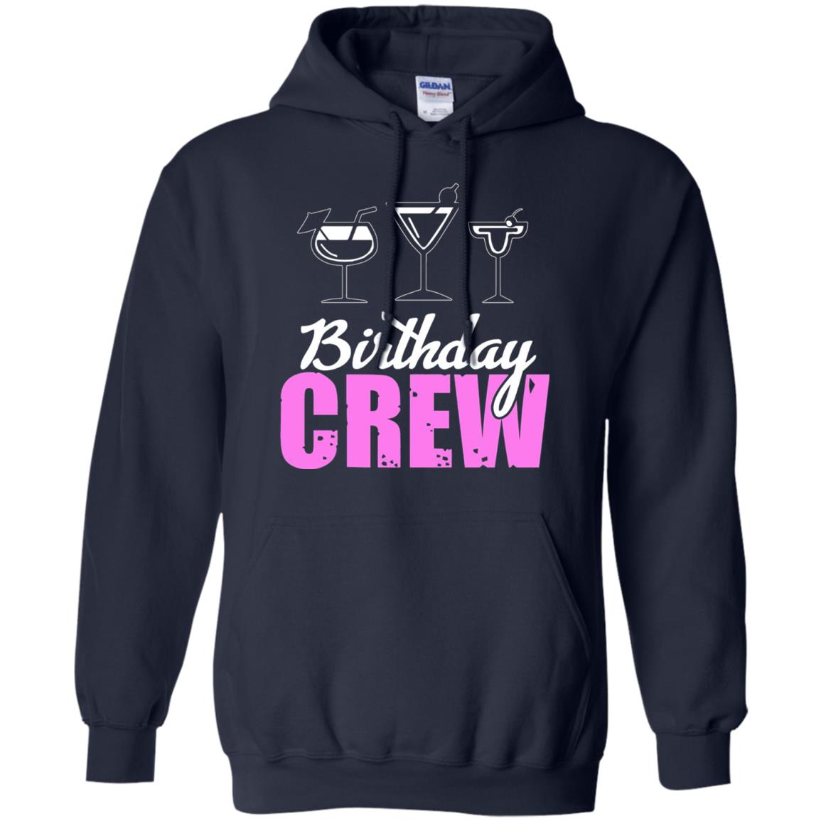Birthday Crew Funny Girls Birthday Squad T-shirt Navy