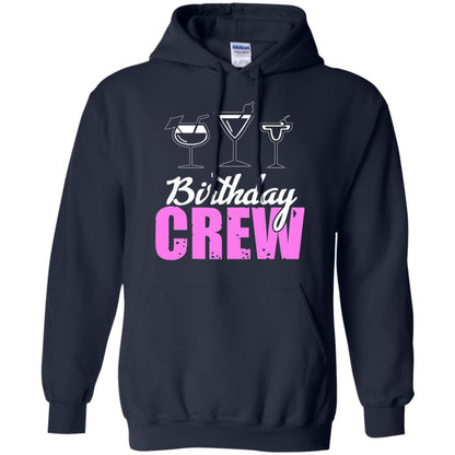 Birthday Crew Funny Girls Birthday Squad T-shirt Navy