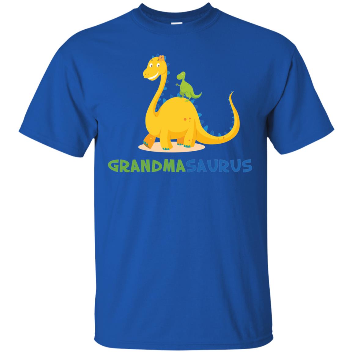 Grandmasaurus Grandmom Grandma Shirt Royal