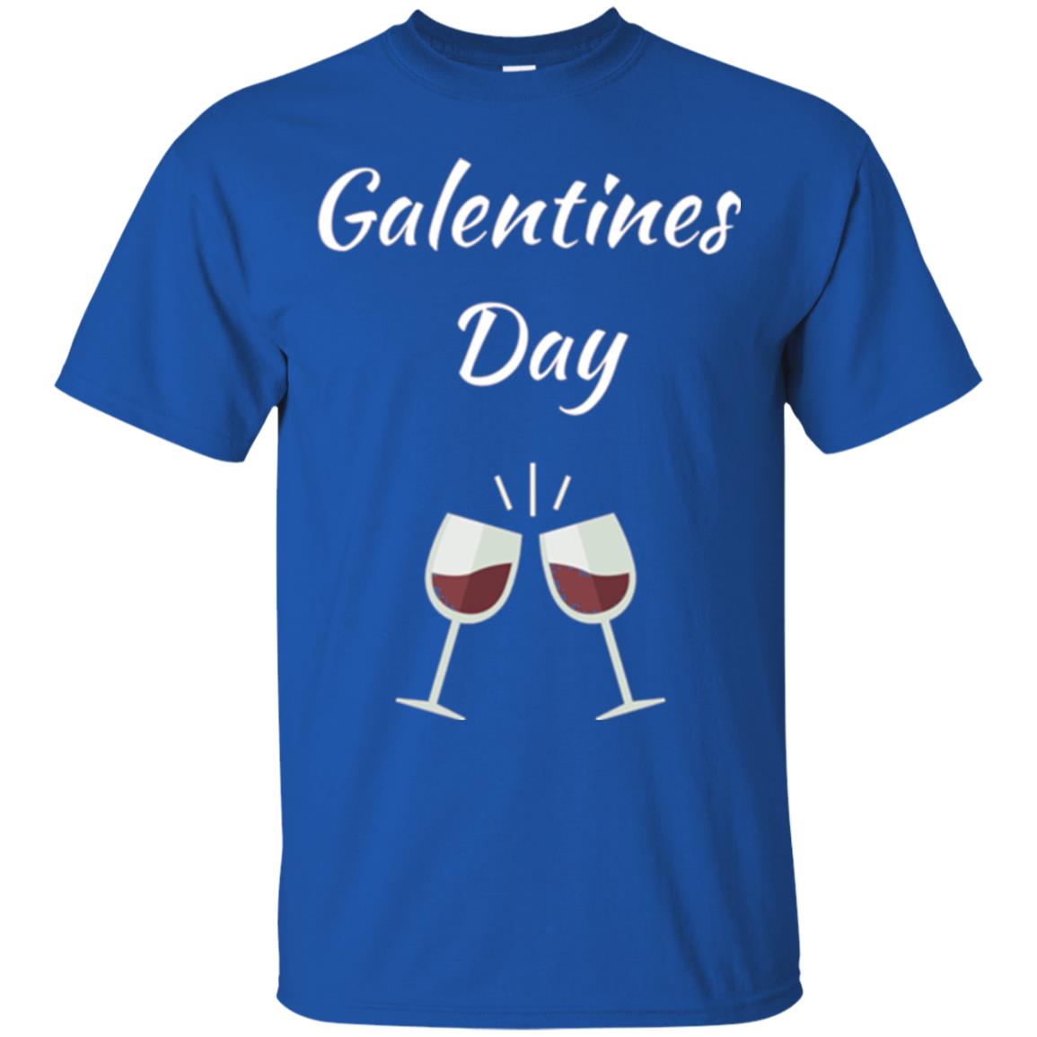 Valentines Alternative Galentines Day T-shirt Royal