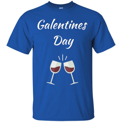 Valentines Alternative Galentines Day T-shirt Royal