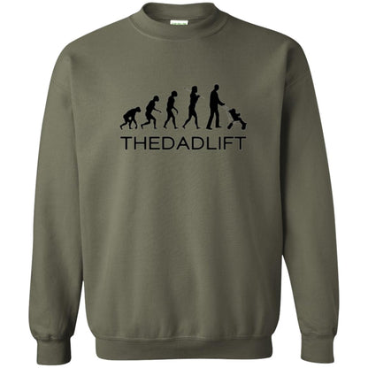 The Evolution Of Man T-shirt Thedadlift Military Green