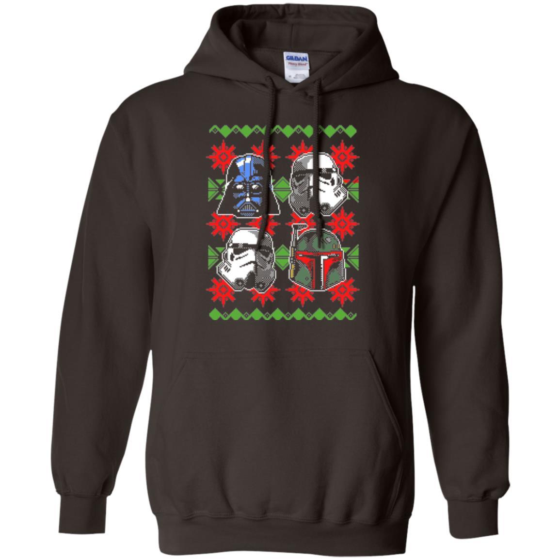 Film T-shirt Christmas Sweater Empire Helmets Dark Chocolate