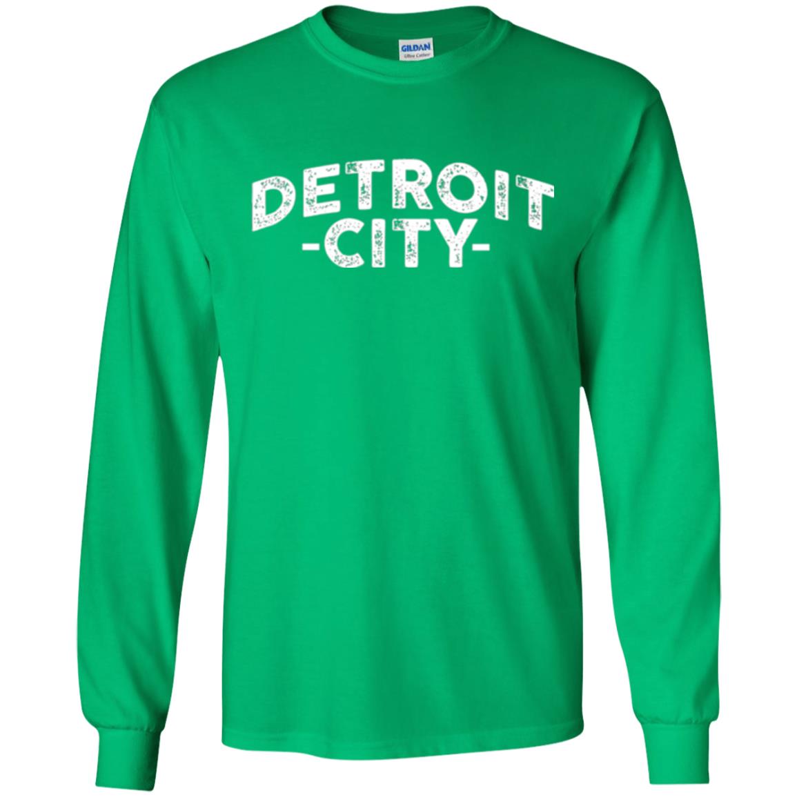 Detroit Michigan T-shirt Irish Green
