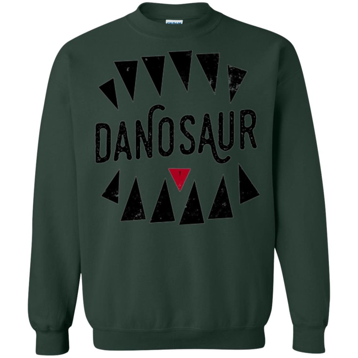 Dinosaus Lovers T-shirt Overly Excited Tourist Forest Green