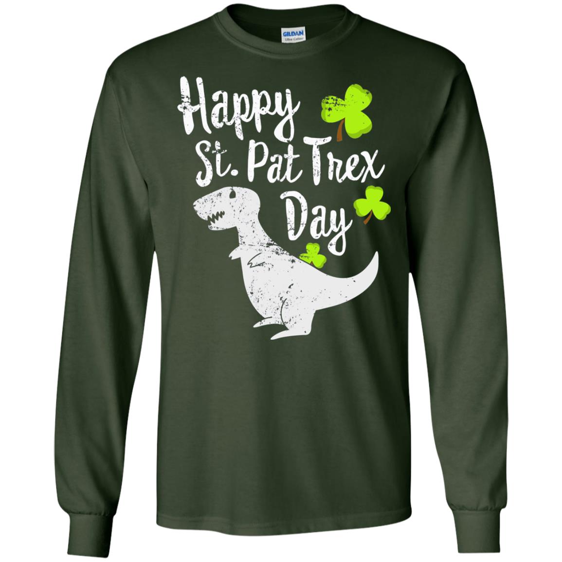Pat T-rex Cute Stain Patricks Shirt Forest Green