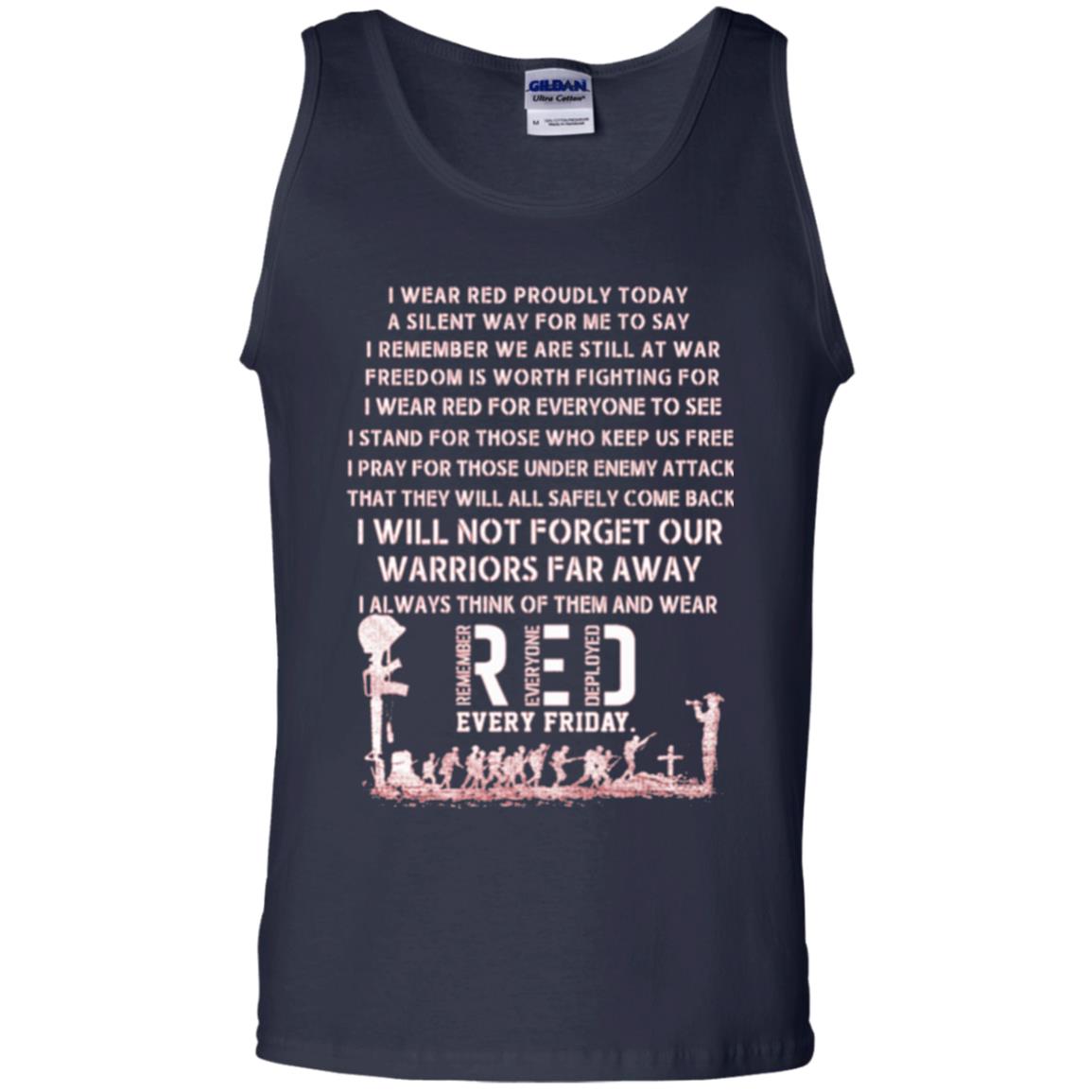 Red Friday Military T-shirt Wear Red Friday Navy