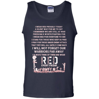 Red Friday Military T-shirt Wear Red Friday Navy
