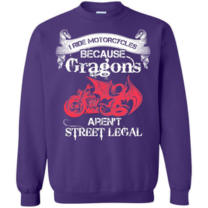 Motocross T-shirt Because Dragons Aren_t Street Legal