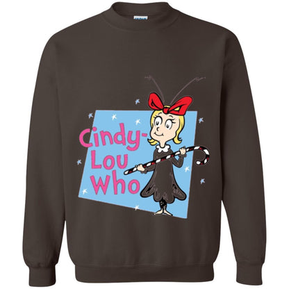 Dr. Seuss Cindy-lou Who Book Lover T-shirt Dark Chocolate