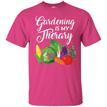 Gardening Is My Therapy Best Idea Shirt For Gardener Heliconia