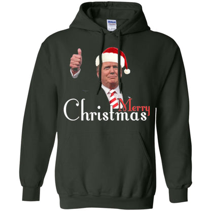 Trump Merry Christmas T-shirt Forest Green