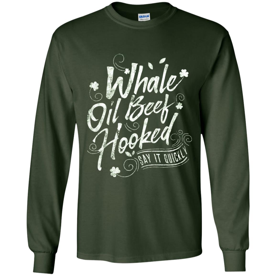 Whale Oil Beef Hooked T-shirt Forest Green