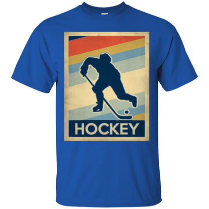 Vintage Hockey T-shirt Royal