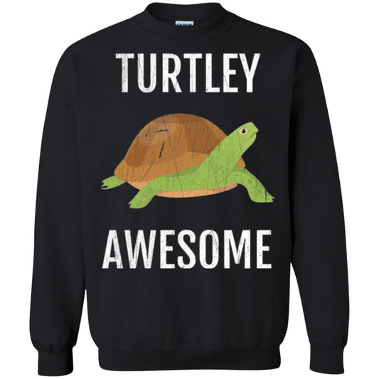 Turtle T-shirt Turtley Awesome Black