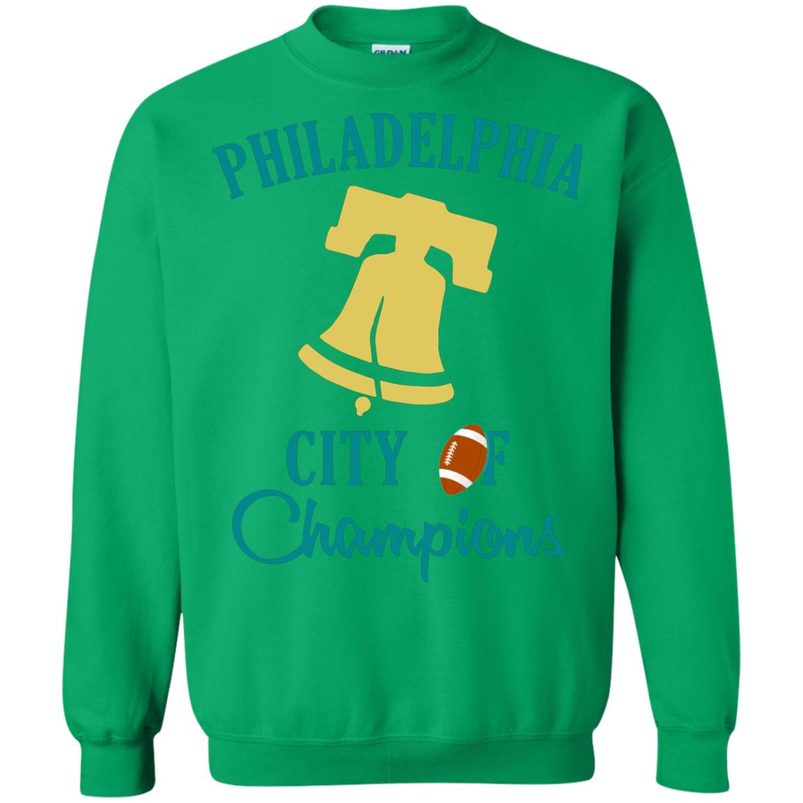 Football Lover T-shirt Philadelphia City Of Champion Irish Green