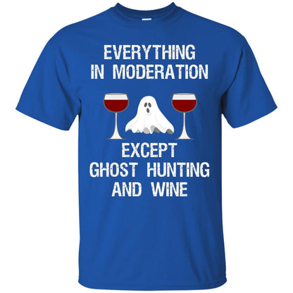 Ghost Hunting Shirt Ghost Hunting And Wine Royal