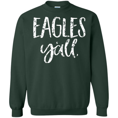 Eagles Y_all Flying Eagles T-shirt Forest Green