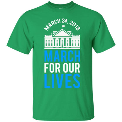 March For Our Lives March 24 2018 T-shirt Irish Green