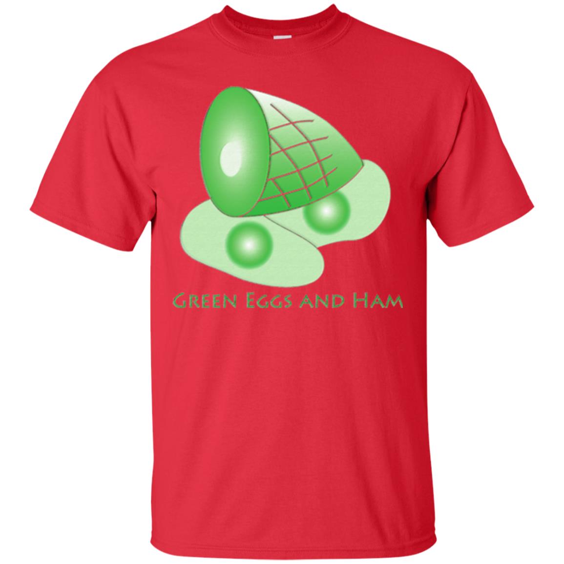 Green Eggs And Ham T-shirt Red