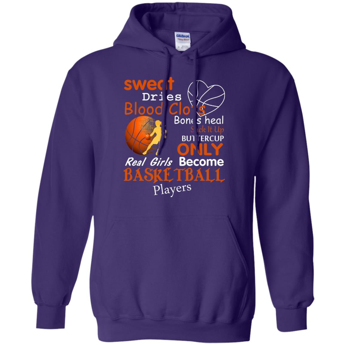 Basketball Shirt Real Girls Become Basketball Players Purple