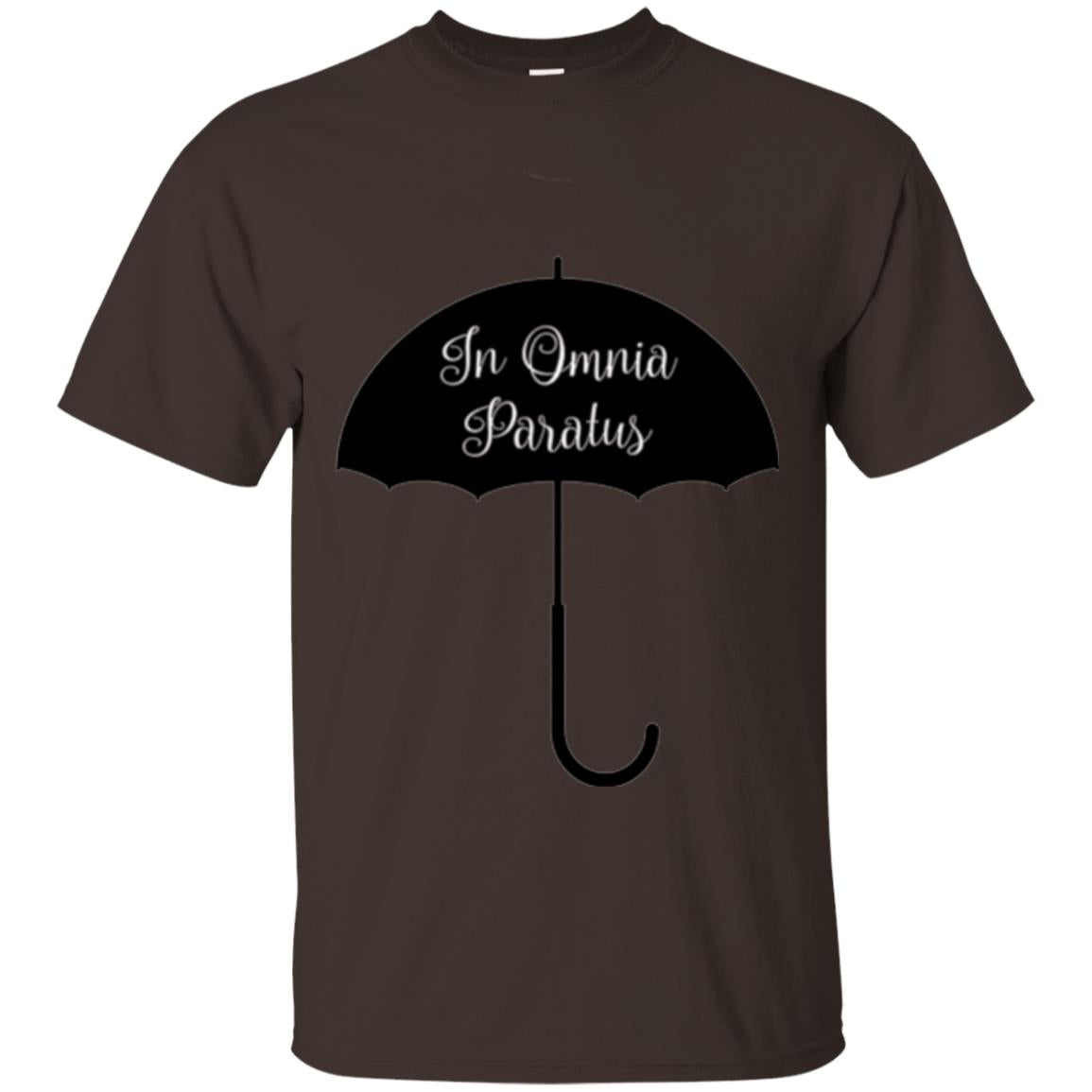 Women_s In Omnia Paratus T-shirt Dark Chocolate
