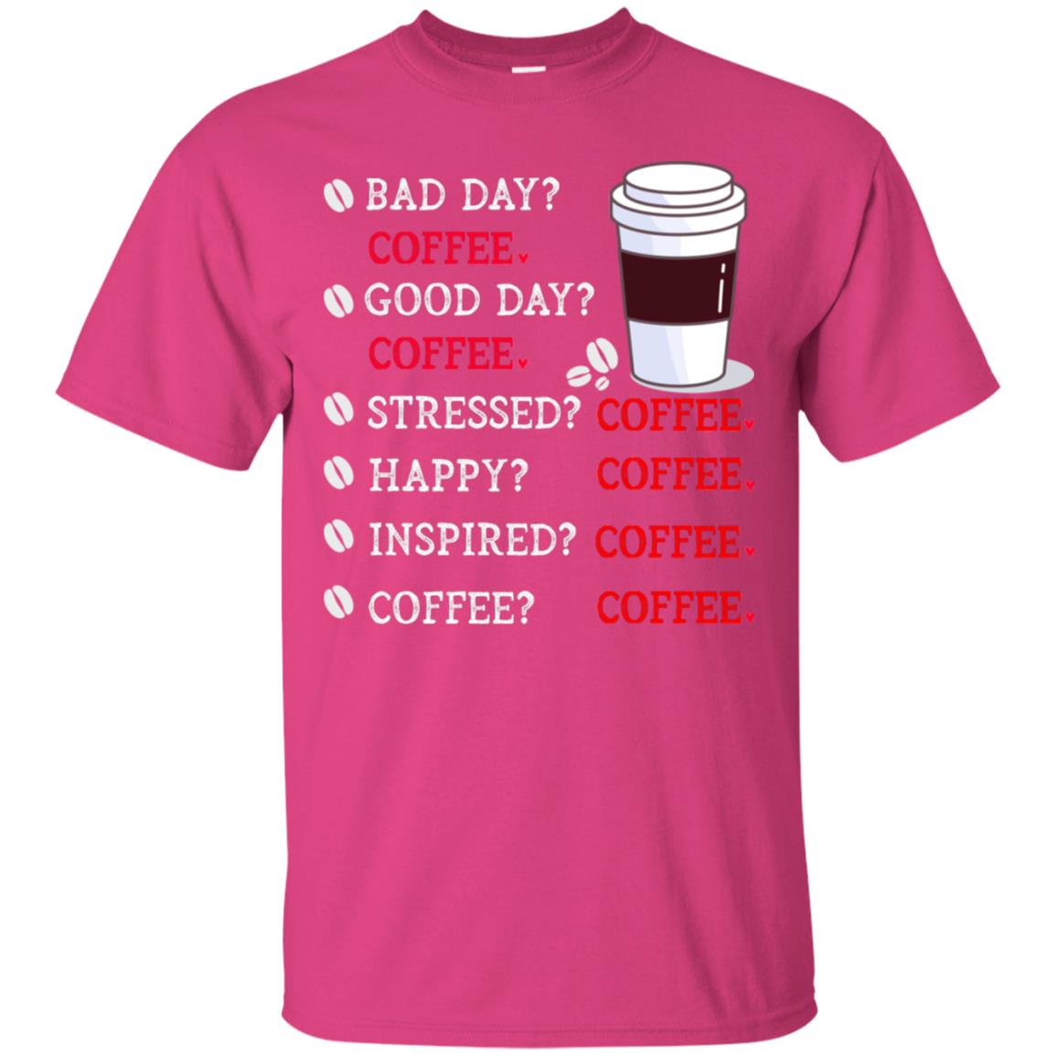 Coffee Idea Gift Shirt For Mens Womens Heliconia