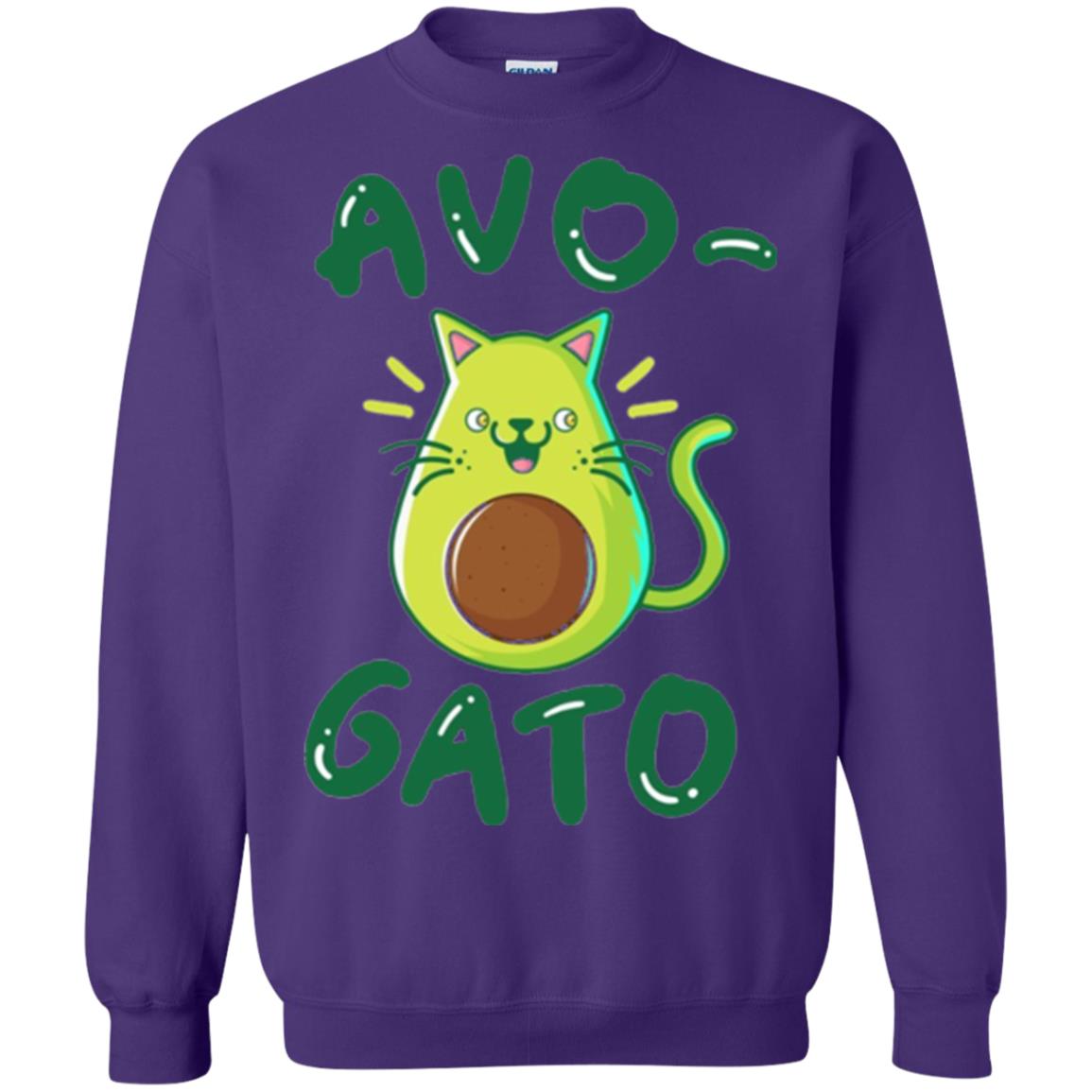 Cat Lovers T-shirt Avocado Avogato Purple
