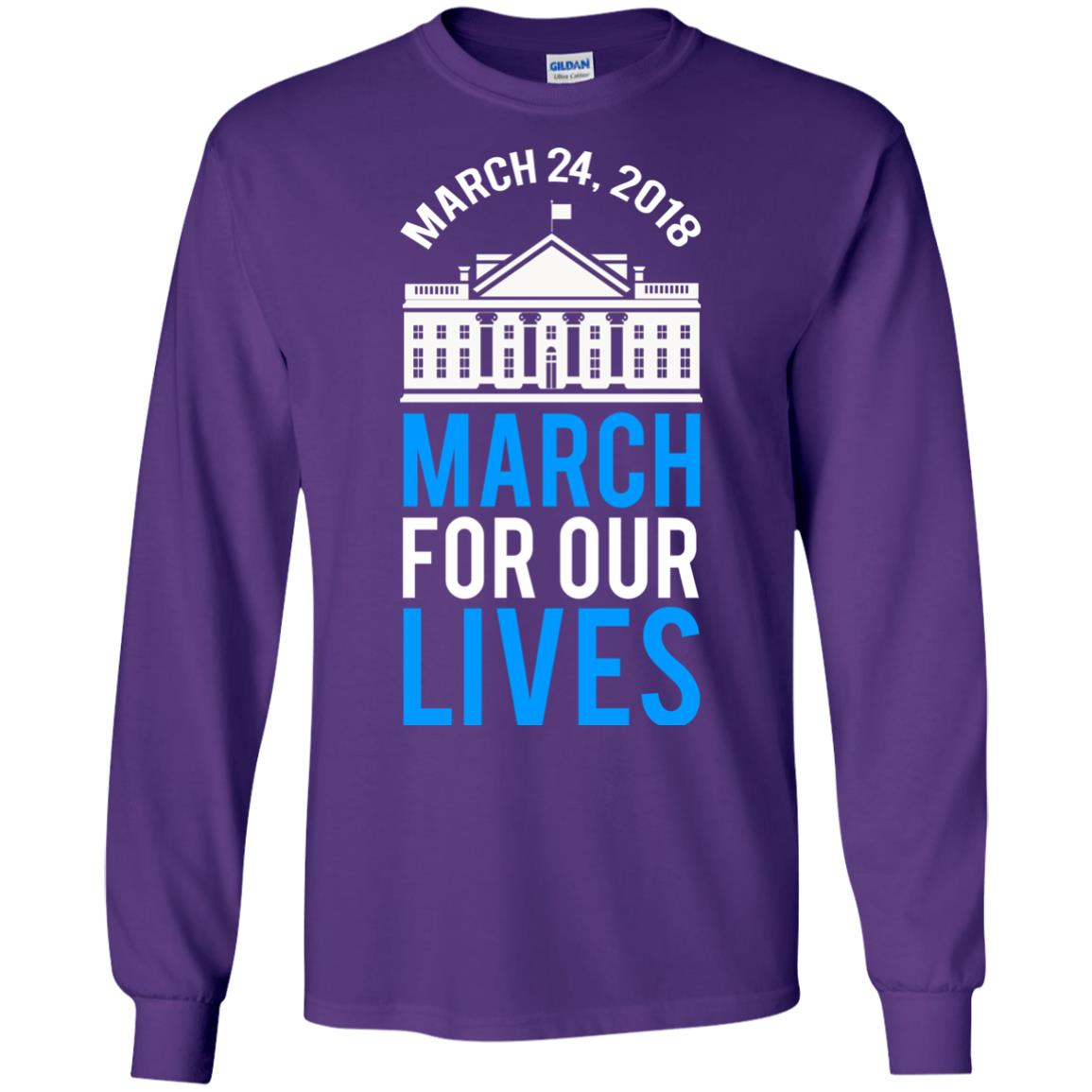 March For Our Lives March 24 2018 T-shirt Purple
