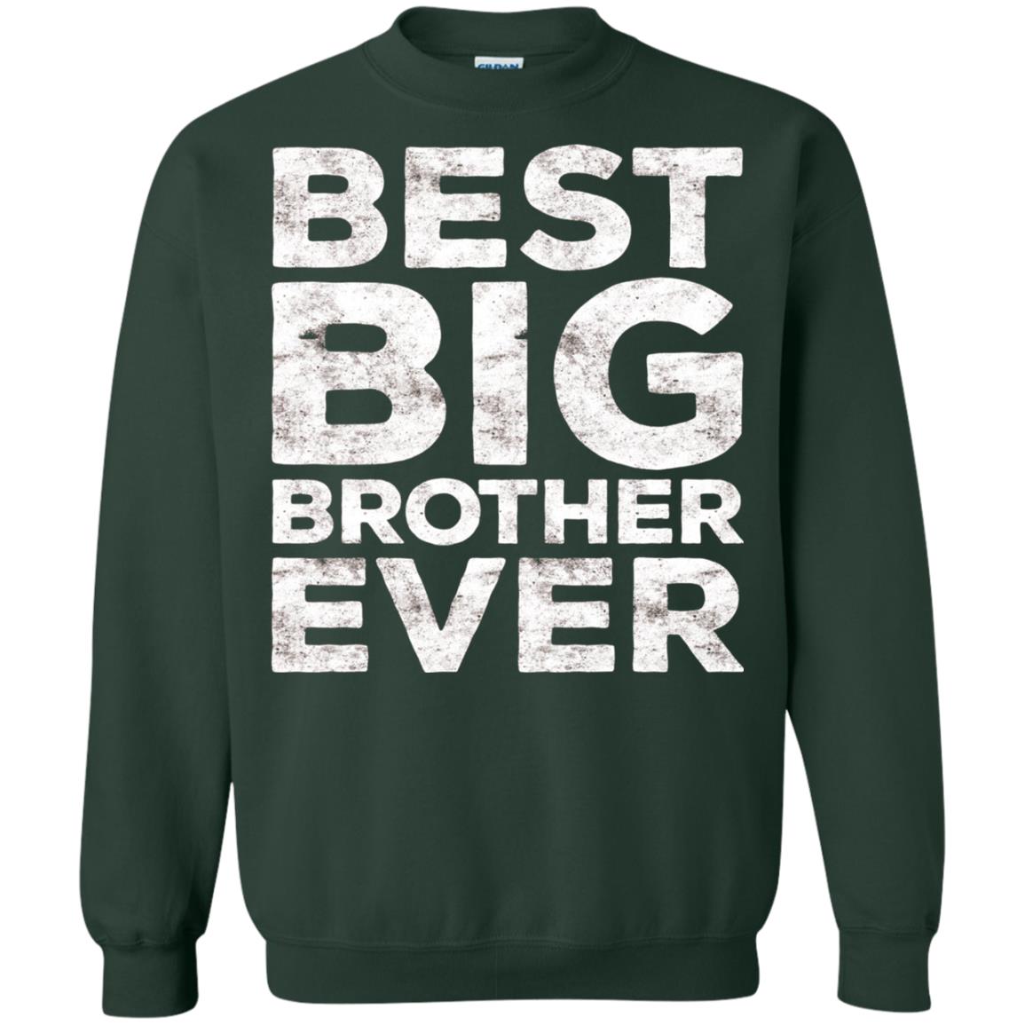 Best Big Brother Ever Family T-shirt Forest Green