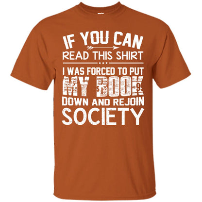 If You Can Read This Shirt Texas Orange