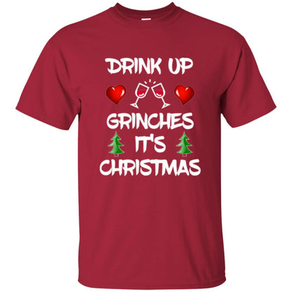 Christmas T-shirt Drink Up Grinches It_s Christmas Cardinal