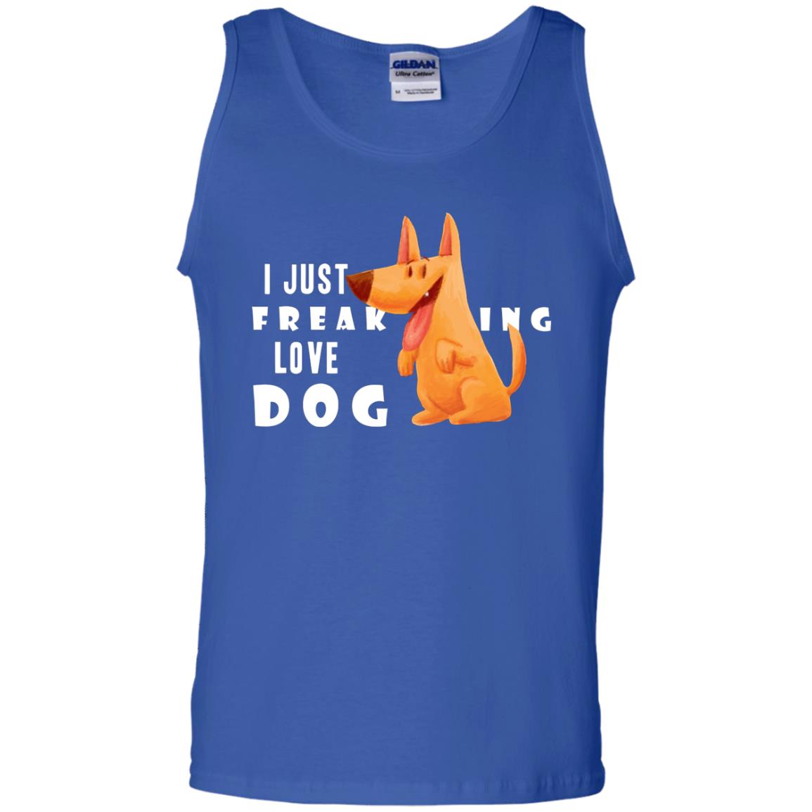 I Just Freaking Love Dog Shirt Royal