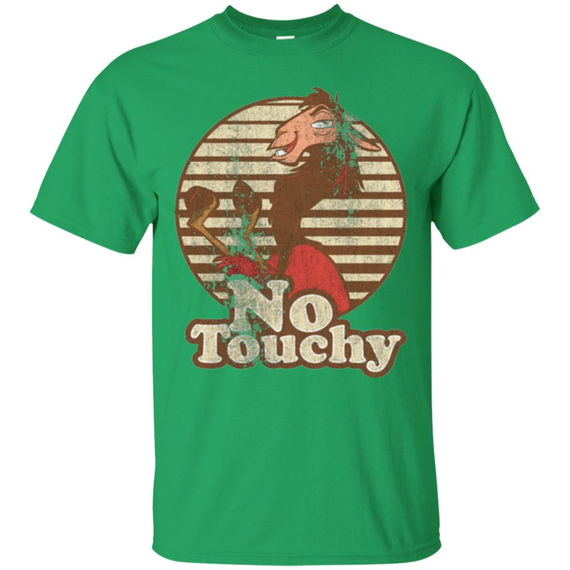 Llama T-shirt No Touchy Irish Green