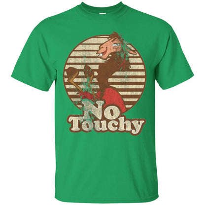 Llama T-shirt No Touchy Irish Green