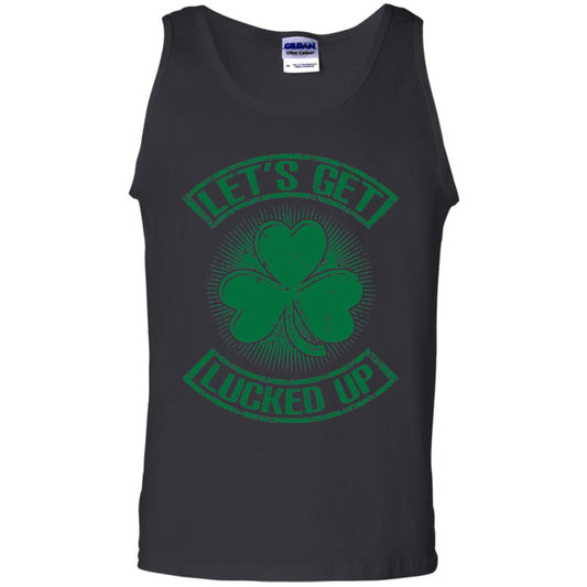 Let_s Get Lucked Up St. Patrick_s Day T-shirt Black