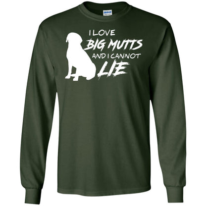 Dog Lover T-shirt I Love Big Mutts And I Cannot Lie Forest Green