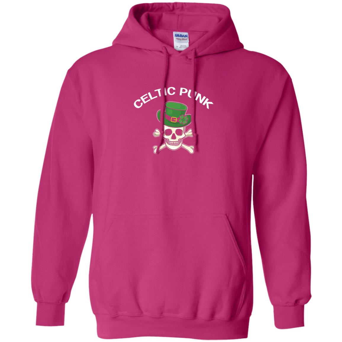 Celtic Punk Rock Irish St. Patrick_s Day T-shirt Heliconia