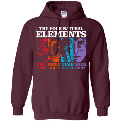 The Four Natural Elements The Force Precious Time Travel Wizardry Maroon
