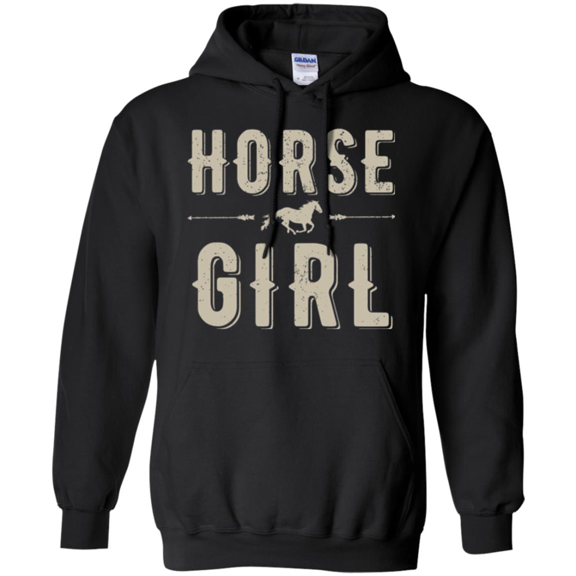 Horse Girl T-shirt Black