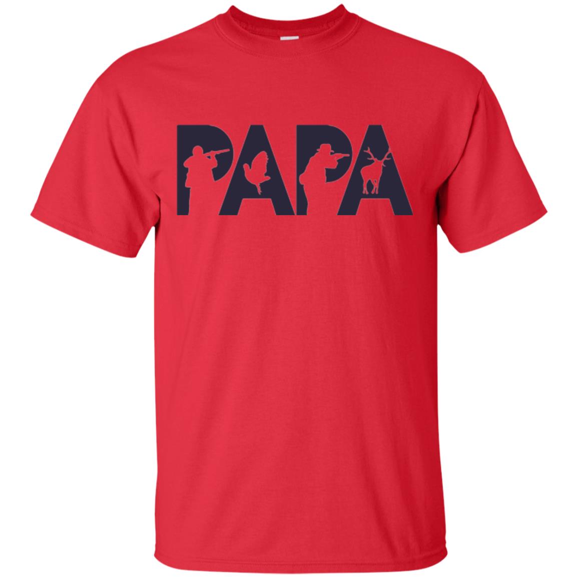 Hunter Dad T-shirt Red