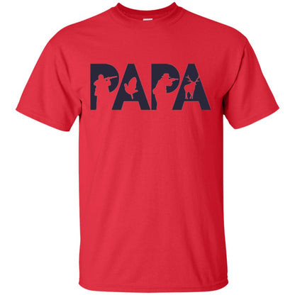 Hunter Dad T-shirt Red