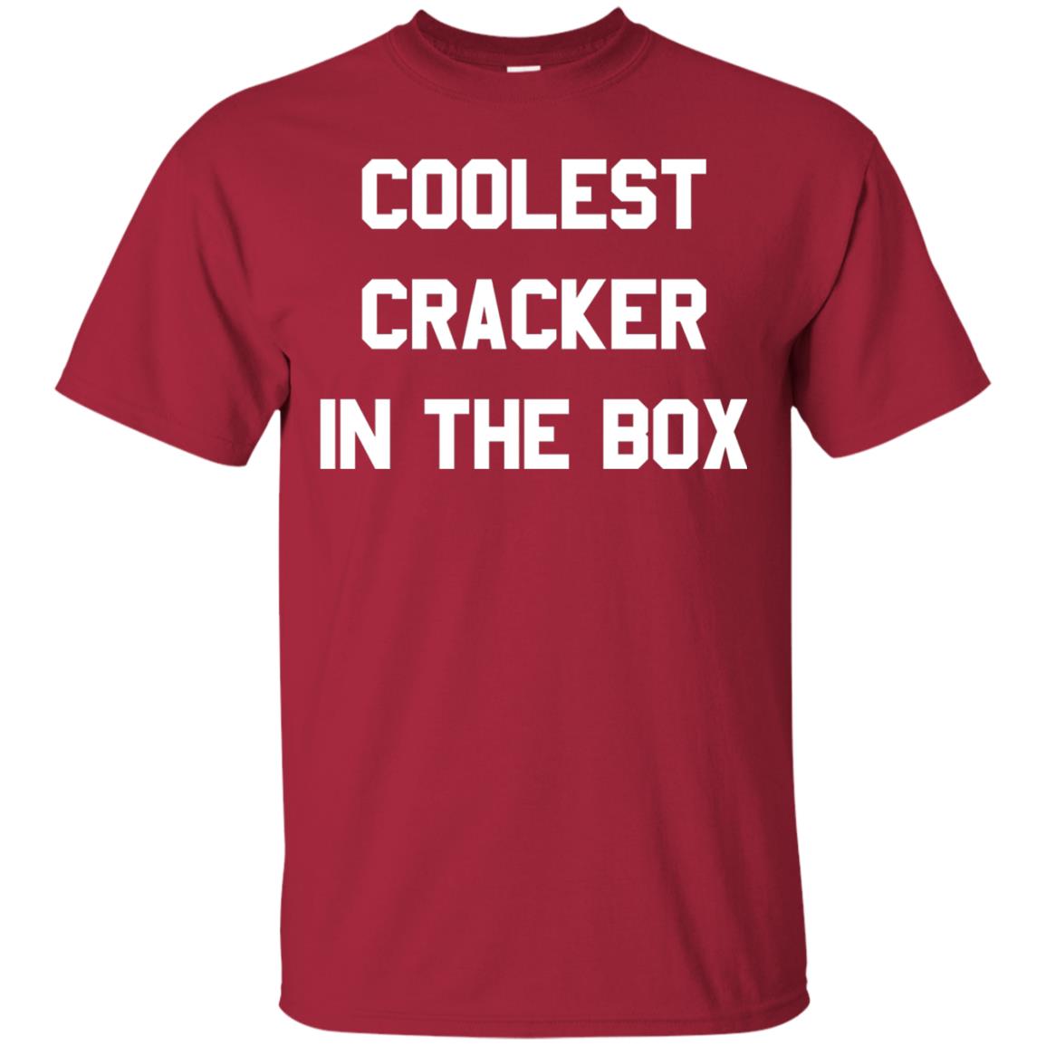 Coolest Cracker In The Box T-shirt Cardinal