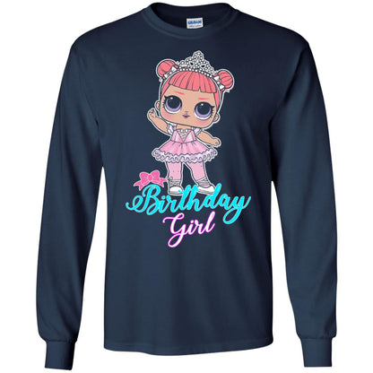Doll Birthday Girl #squadgoals T-shirt Navy