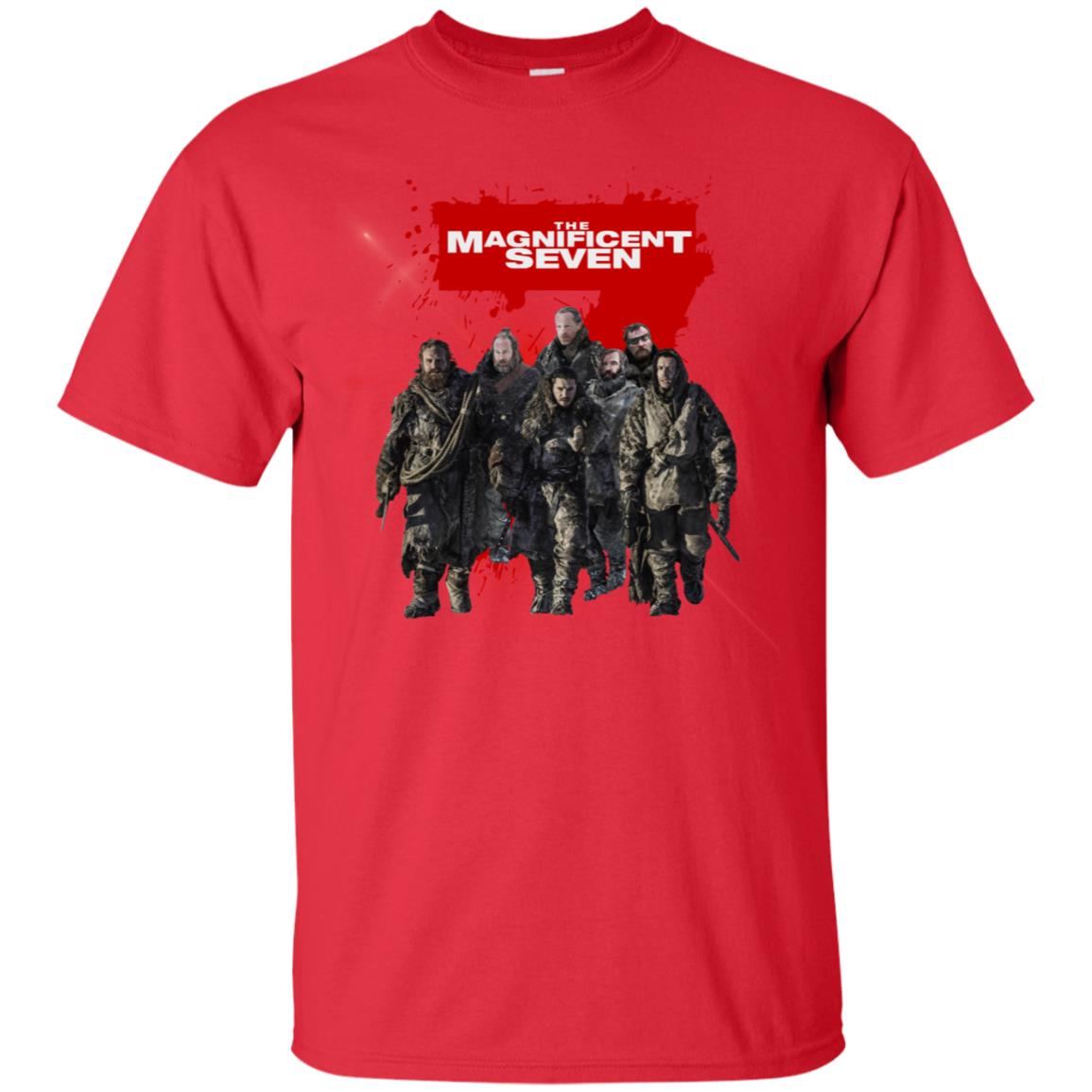 The Magnificent Seven Game Of Thrones Version T-shirt Red