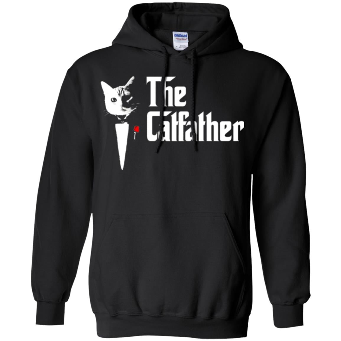 Daddy T-shirt The Catfather Black