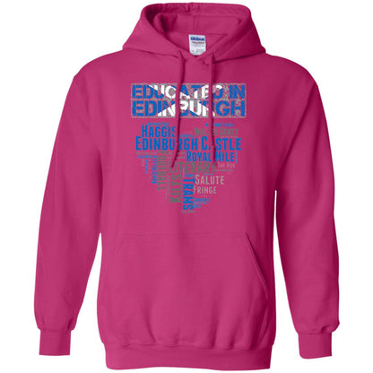 Edinburgh T-shirt Educated In Edinburgh Heliconia