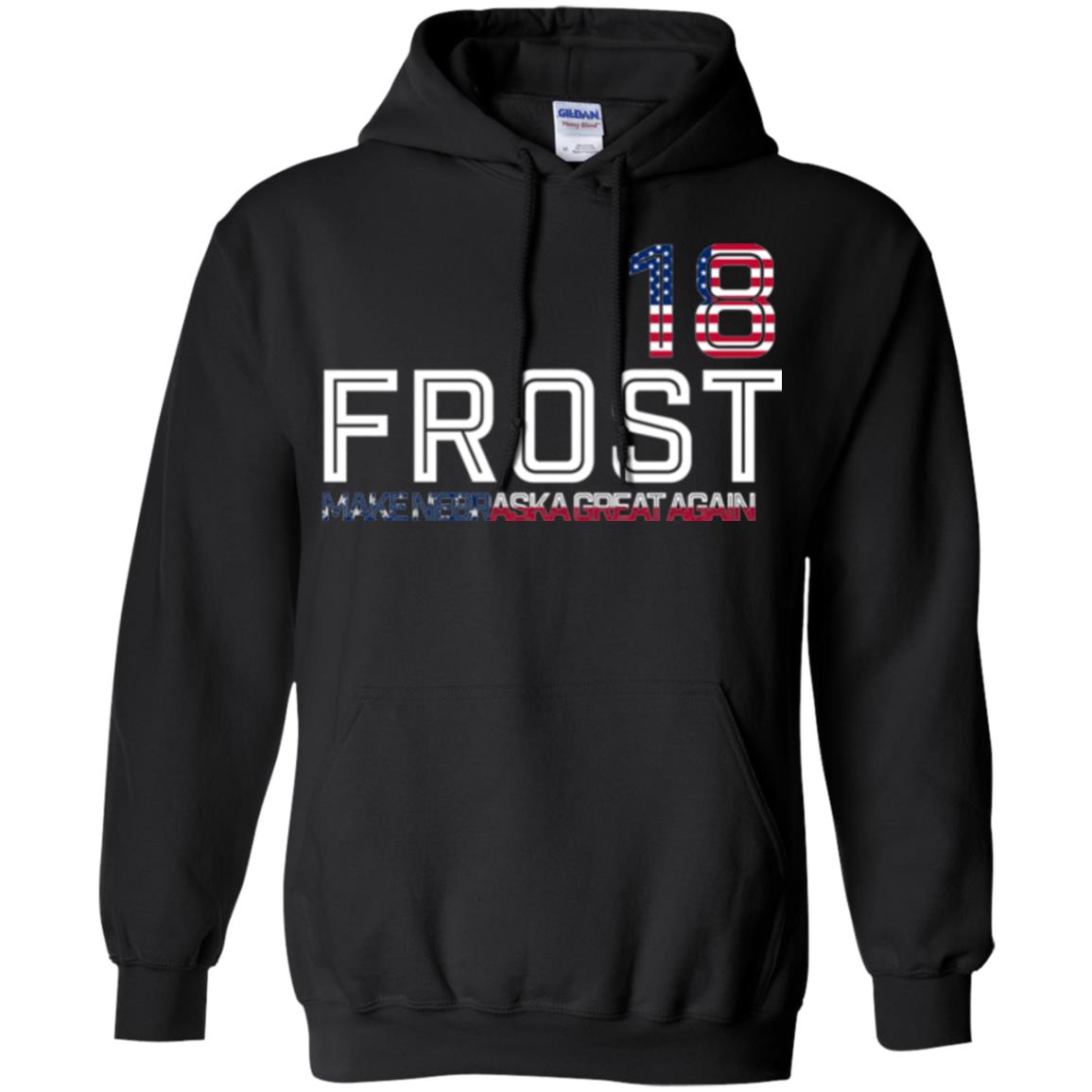 Frost 2018 T-shirt Make Nebraska Great Again Black
