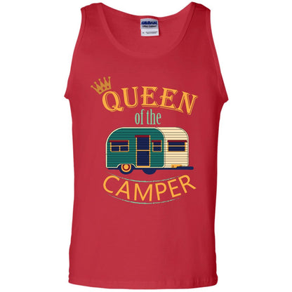 Queen Of The Camper Camping Lover Shirt Red
