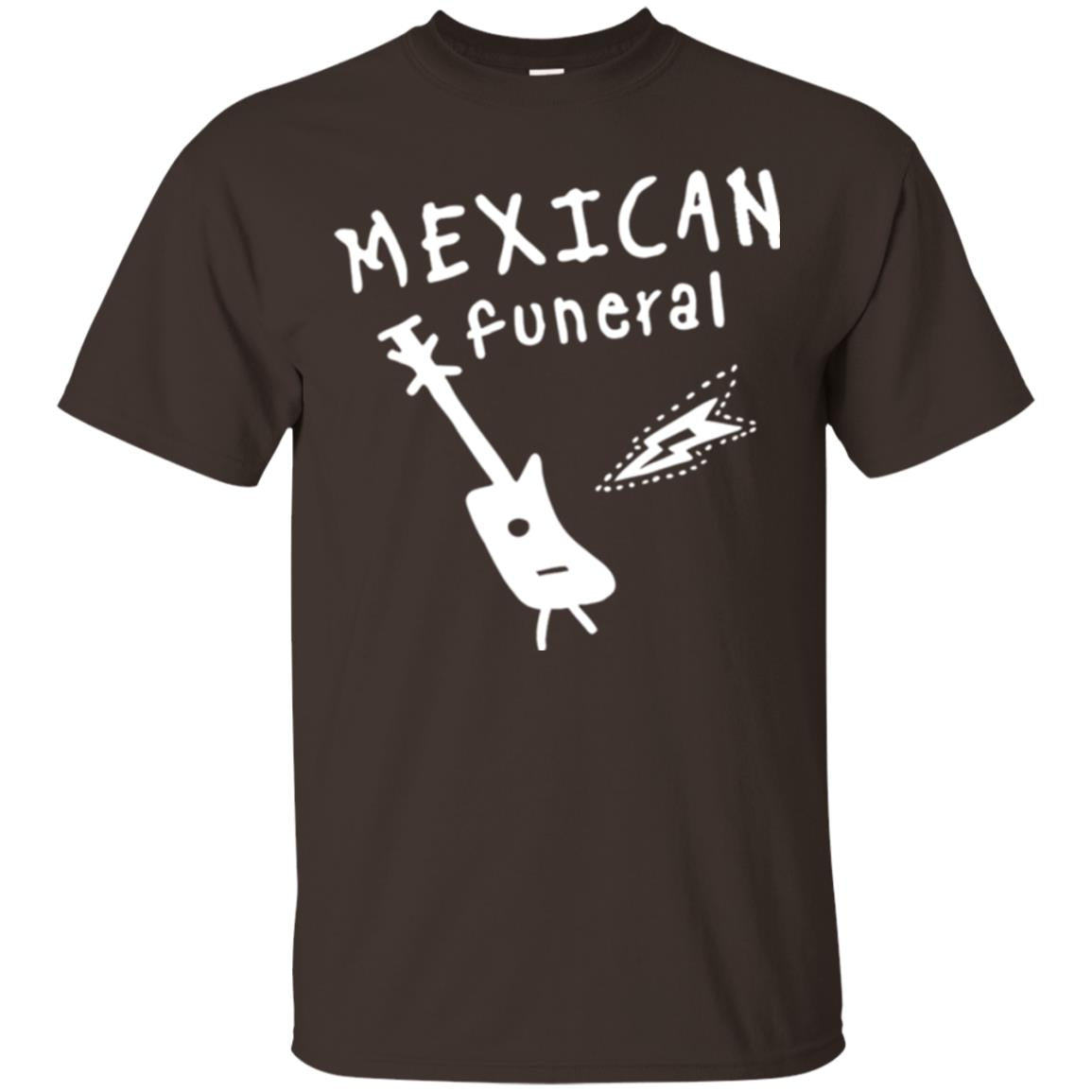 Musican T-shirt Mexican Funeral Dirk Gently Band Dark Chocolate